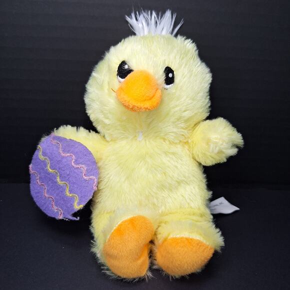 Greenbrier International Fuzzy Friends Plush Stuffed Animal Easter Chick - Picture 1 of 7
